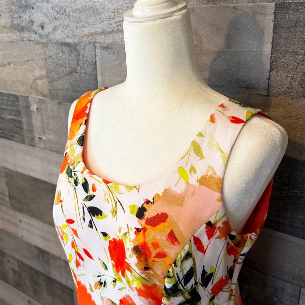 Kasper Floral Tank Top Size 4P - Picture 4 of 14